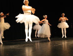 Chorégraphie de danse réalisée par les 4 Hommes du bureau lors du gala de danse de juin 2005
