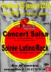Soirée Concert SALSA et soirée Dansante Rock/Kizom...